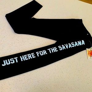 Spiritual Gangster black leggings size small